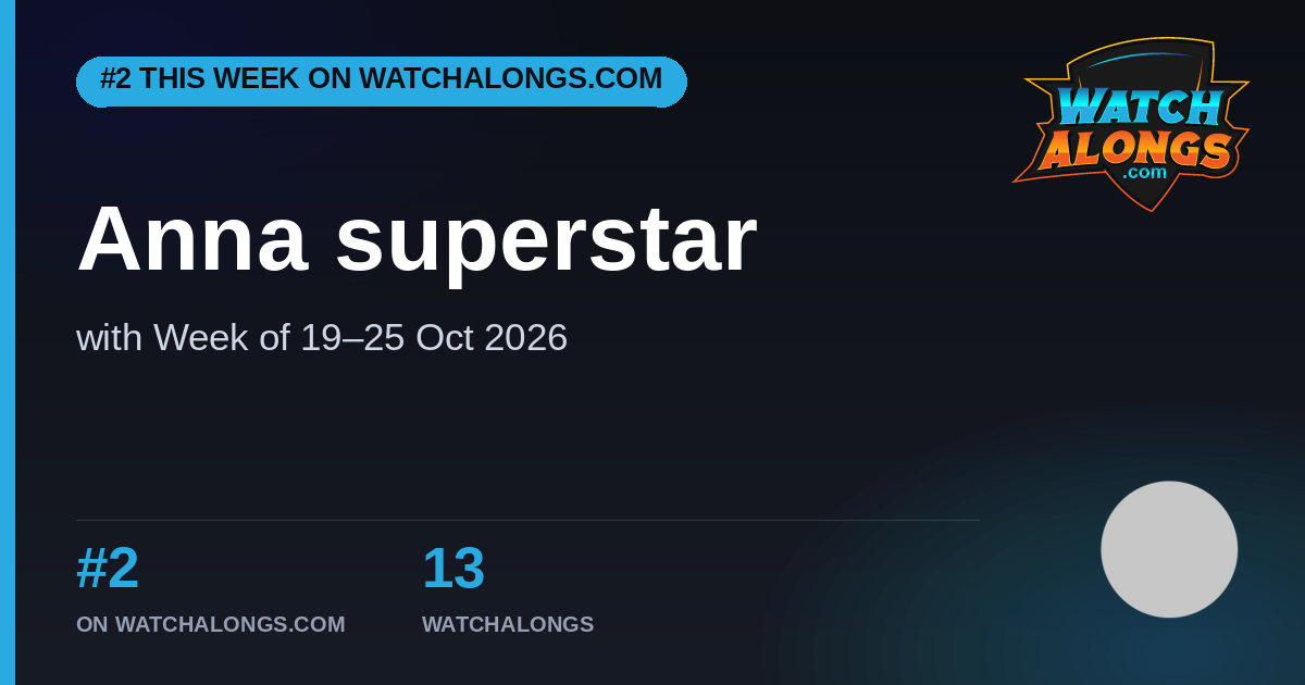 #2 on WatchAlongs.com