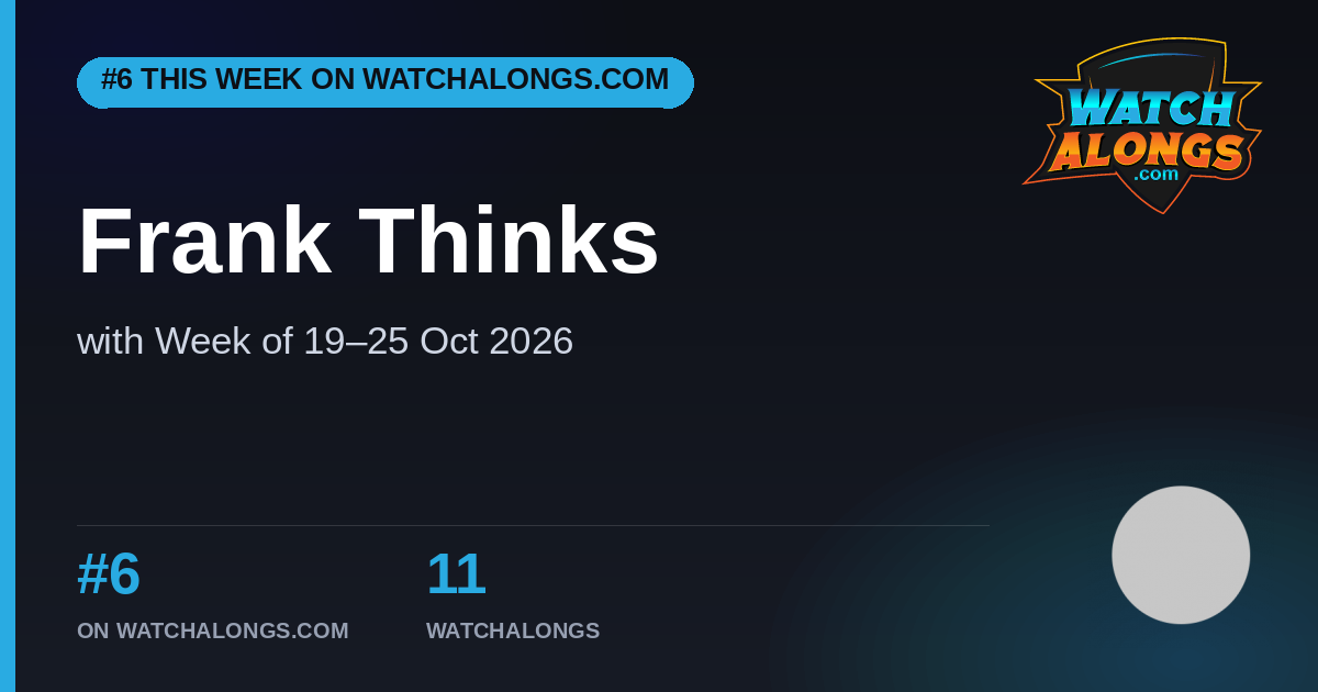 #6 on WatchAlongs.com