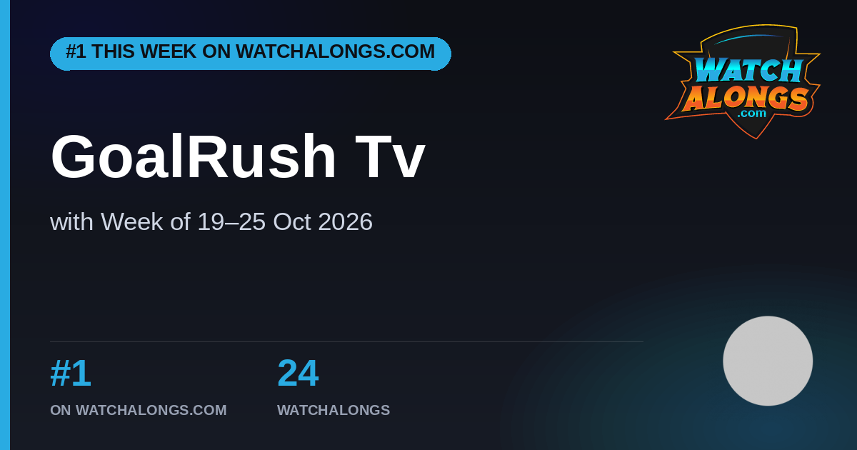 #1 on WatchAlongs.com