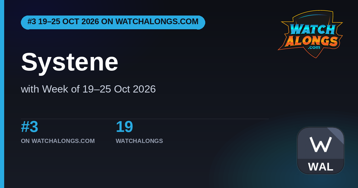 #3 on WatchAlongs.com