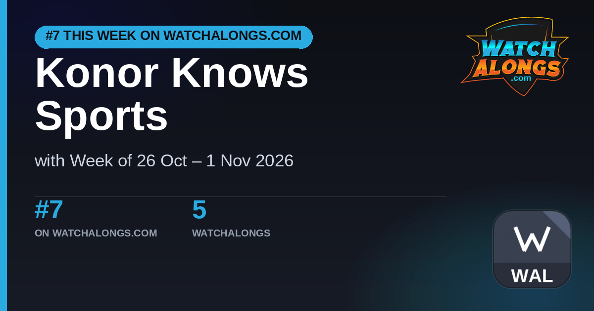#7 on WatchAlongs.com