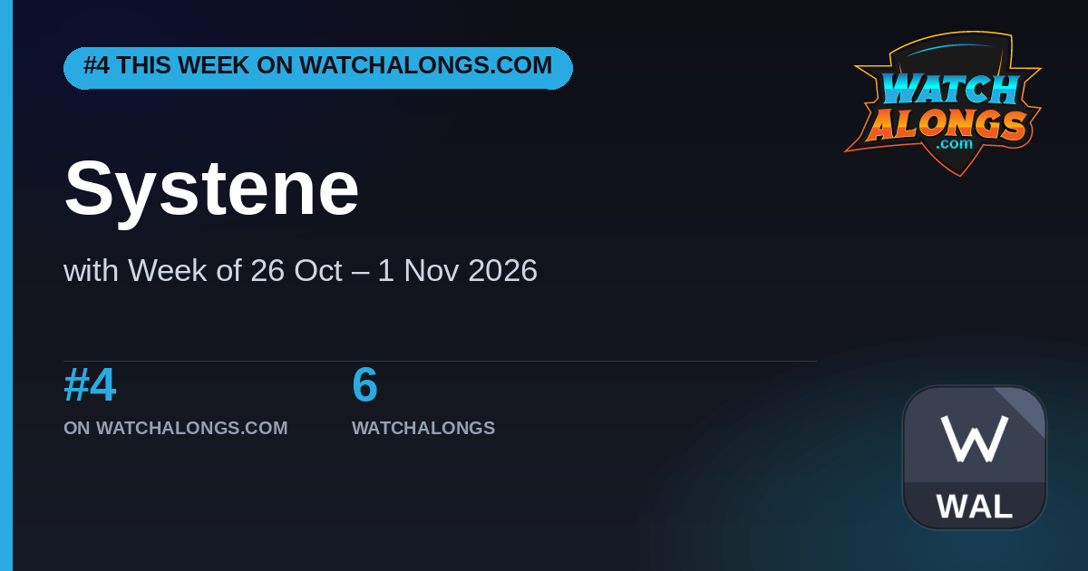 #4 on WatchAlongs.com